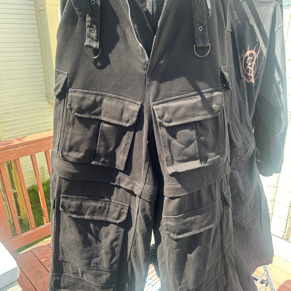 Vetements Black Transformer Cargo Pants